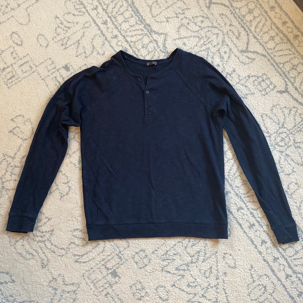 Vince Navy Blue Henley